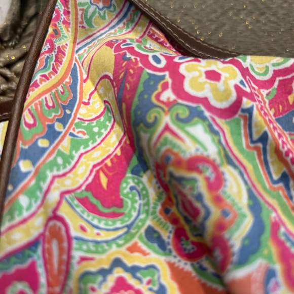 Ralph Lauren multi colored paisley bag - Picture 2 of 6